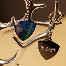 BLUE LIVE キーホルダー